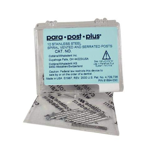 Coltene Whaledent P244-5.5 ParaPost Plus Posts Stainless Steel .055 Coltene Whaledent P244-5.5 ParaPost Plus Posts Stainless Steel .055